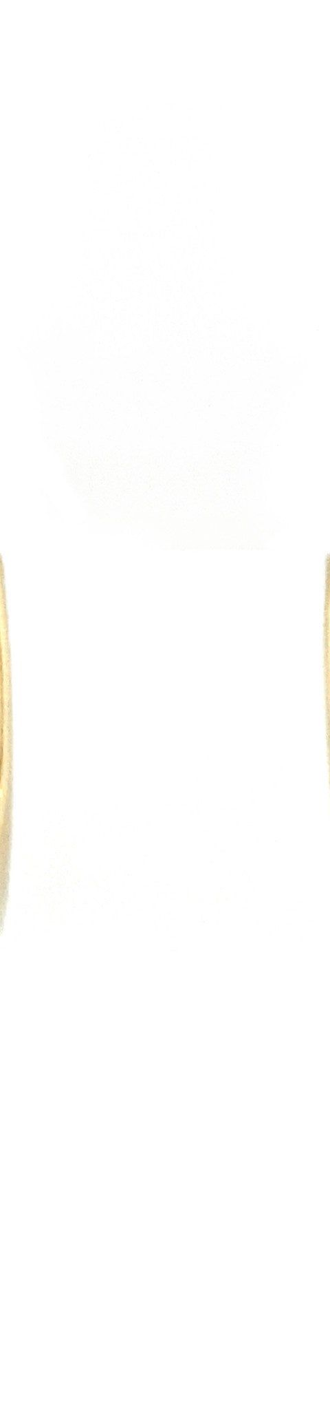 Vintage 14K Gold Smooth Hoop Earrings